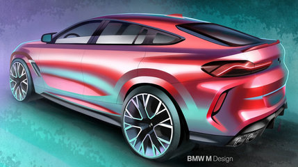 BMW M X6官方汽车设计效果图发布